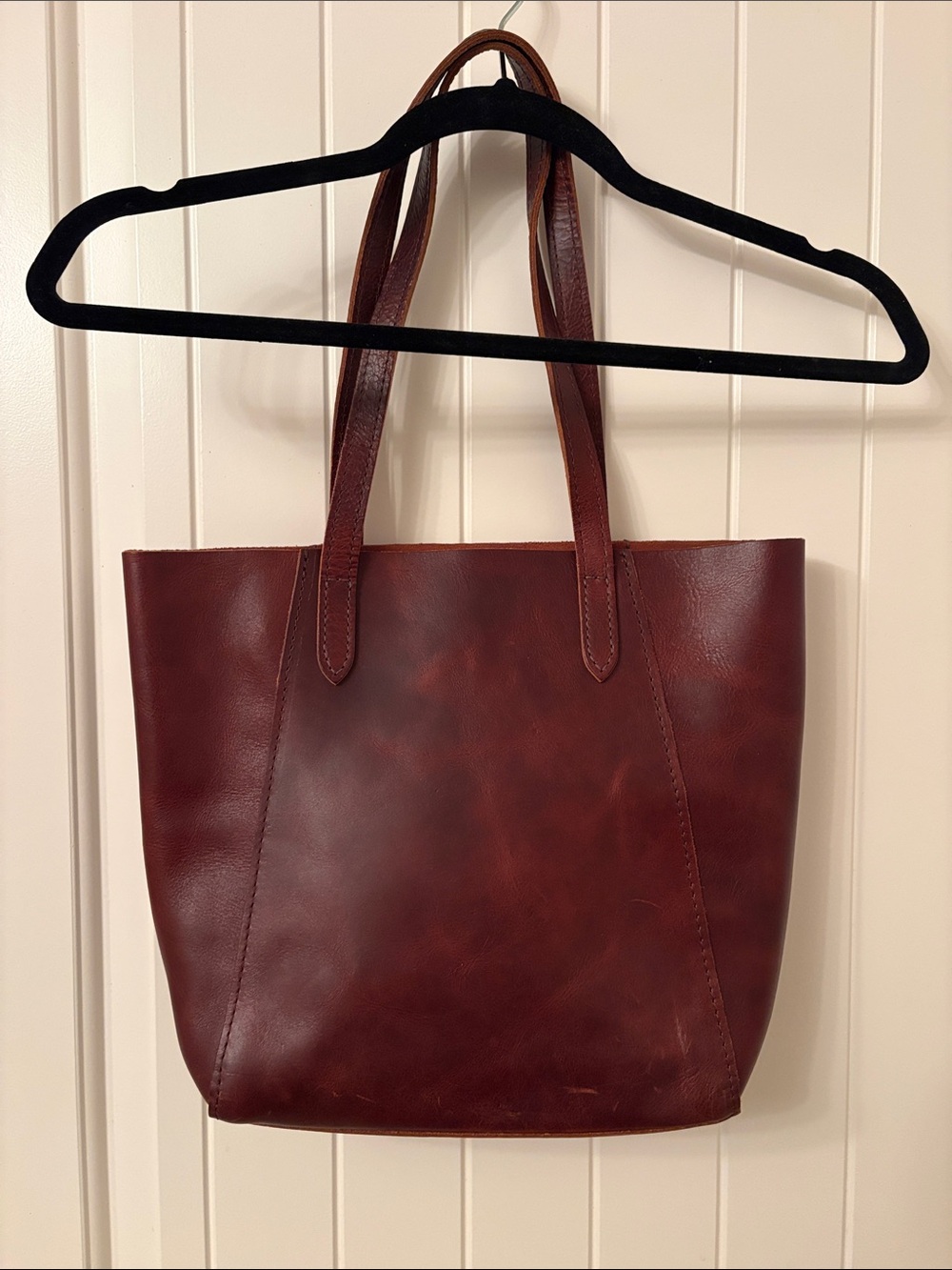 Large Portland Leather Lava Juliette Tote Bag - Picture 2 of 3